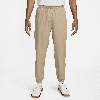 Nike Men's Form Dri-fit Standard-fit Tapered-leg Training Pants In Brown