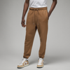 Jordan Men's  Wordmark Fleece Pants In Brown