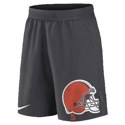 Nike Men's Dri-fit Stretch (nfl Cleveland Browns) Shorts In Black