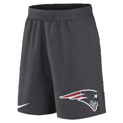 Nike Men's Dri-fit Stretch (nfl New England Patriots) Shorts In Anthracite