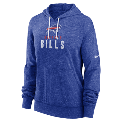 Nike Women's Gym Vintage (nfl Buffalo Bills) Pullover Hoodie In Blue