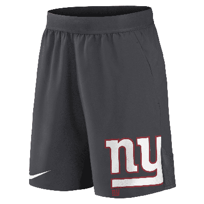 Nike Men's Dri-fit Stretch (nfl New York Giants) Shorts In Black
