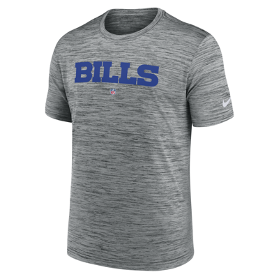 Nike Men's Dri-fit Sideline Velocity (nfl Buffalo Bills) T-shirt In Grey
