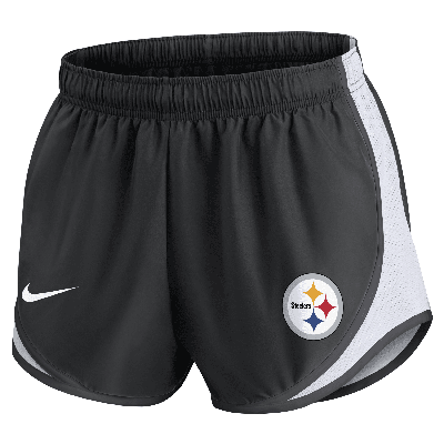 Nike Women's Dri-fit Tempo (nfl Pittsburgh Steelers) Shorts In Black