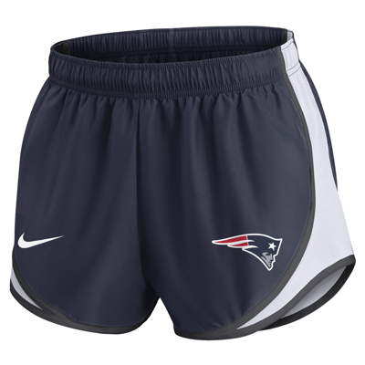Nike Women's Dri-fit Tempo (nfl New England Patriots) Shorts In Navy