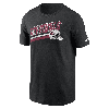 Nike Black Arizona Cardinals Essential Blitz Lockup T-shirt In Black