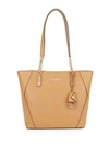 KARL LAGERFELD COLLETE LEATHER TOTE,0400093352113