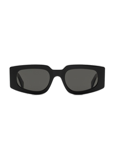 Retrosuperfuture Sculpted Square Frame Sunglasses In Black