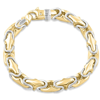 Pompeii3 Men's Solid 14k Gold (74gram) Or Platinum (143gram) 8.7mm Link Bracelet 8.5" In Multi