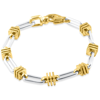 Pompeii3 Men's Link 14k Gold (41gram) Or Platinum (66gram) 6.5mm Bracelet 8.5" In Multi