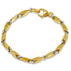 Pompeii3 Men's Link 14k Gold (31gram) Or Platinum (51gram) 4.5mm Bracelet 8.5" In Multi