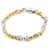 Pompeii3 Men's Link 14k Gold (53gram) Or Platinum (85gram) 7.5mm Bracelet 8.5" In Multi