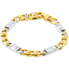 Pompeii3 Men's Figaro Link 14k Gold (52gram) Or Platinum (85gram) 8mm Bracelet 8.5" In Multi