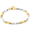 Pompeii3 Men's Link 14k Gold (34gram) Or Platinum (55gram) 5mm Bracelet 8.5" In Multi