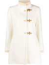 Fay Ivory White Virgin Wool Blend Virginia Coat