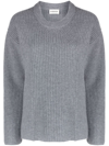 P.A.R.O.S.H RIBBED-KNIT CASHMERE JUMPER