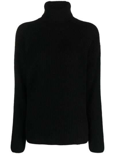 P.a.r.o.s.h Cashmere High-neck Jumper In Black