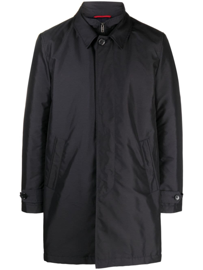 Fay Blue Morning Coat Double Front Raincoat