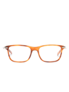 MONTBLANC HAVANA SQUARE-FRAME GLASSES