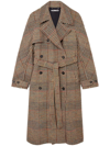 STELLA MCCARTNEY TWEED BELTED DOUBLE-BREASTED COAT