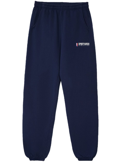 Sporty And Rich Jogginghose Mit Logo-print In Navy