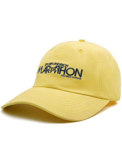 Sporty And Rich Marathon Baseballkappe In Yellow