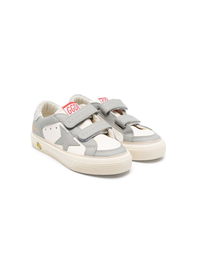 Golden Goose Kids' Star-patch Low-top Sneakers In White