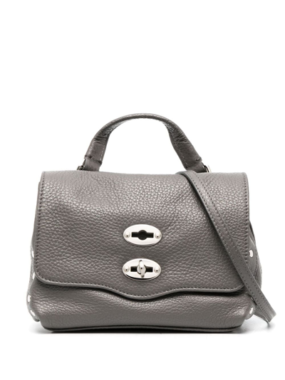 Zanellato Mini Postina Crossbody Bag In Grey