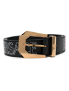 VERSACE GRECA LEATHER BELT