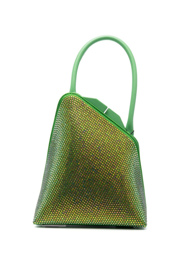 Attico Sunset Shoulder Bag In Green