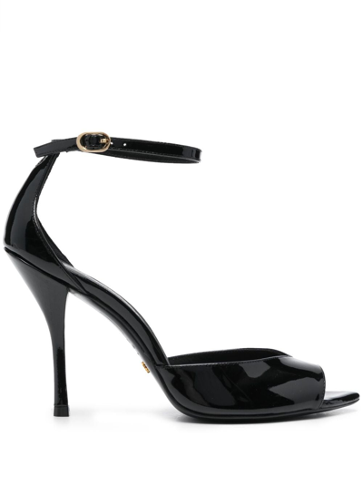 Stuart Weitzman Nudist Point Pump Sandals In Black