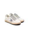 Golden Goose Ball Star Leather Sneakers In White