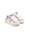 GOLDEN GOOSE PANELLED LOW-TOP LEATHER SNEAKERS