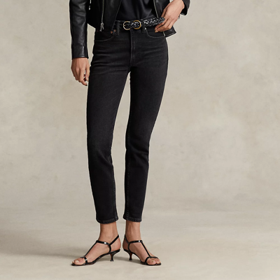 Ralph Lauren Mid-rise Skinny Jean In Parker Wash