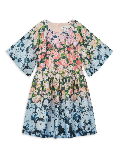 Reiss Little Girl's & Girl's Marnie Floral Dress In Marnie Multi