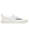 Valentino Garavani Men's Fabric Slip-on Sneakers In White