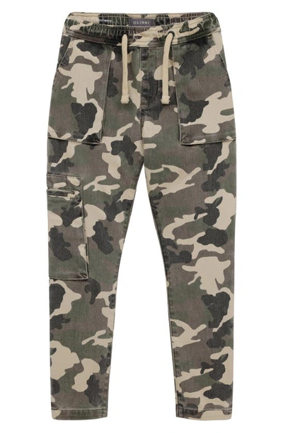 Dl1961 Kids' Boy's Jackson Camouflage-print Joggers In Desert Camo