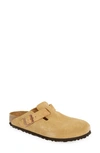 Birkenstock Boston Clog In Latte Cream