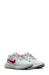 Nike Revolution 6 Running Shoe In Pure Platinum/ Crimson/ Grey