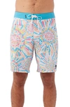 O'neill Hyperfreak Mysto Board Shorts In White