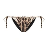 Dolce & Gabbana Leopard-print String Bikini Briefs In Leo_new
