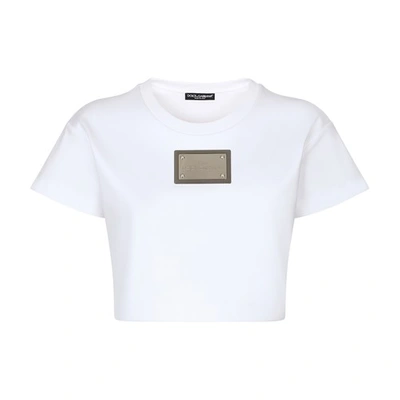 DOLCE & GABBANA KIM DOLCE & GABBANA CROPPED T-SHIRT