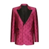 Dolce & Gabbana Tuxedo Blazer Jacket Jackets Fuchsia In Fuxia