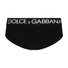 Dolce & Gabbana Logo-print Stretch-cotton Briefs In Black