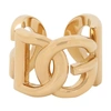 Dolce & Gabbana Dg Logo Ring In Gold