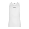 Dolce & Gabbana Men's Logo-patch Tank Top In White