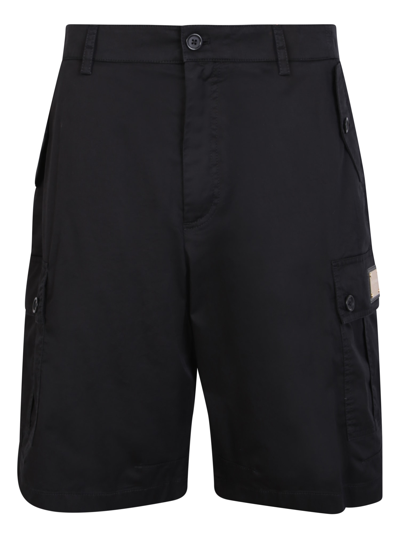 Dolce & Gabbana Cargo Shorts In Black