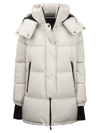 Herno Hooded Feather-down Padded Coat In Ice