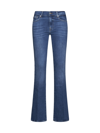 7 For All Mankind Bootcut Slim Illusion Outer Jeans In Mid Blue