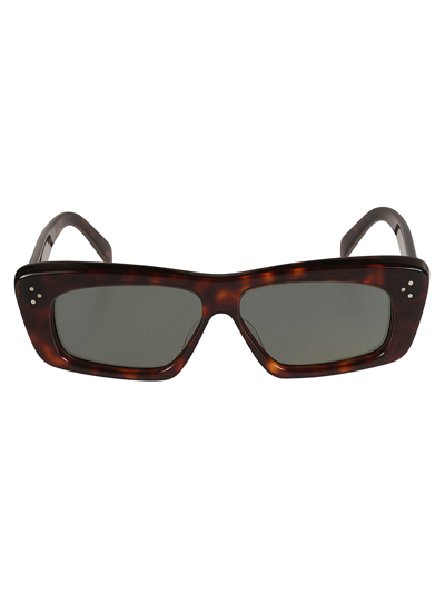 Celine 3 Dots Flame Effect Sunglasses In 52n